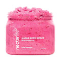 Nectar Life Exfoliating Sugar Scrub, Moisturizing Body Scrub with Coconut Oil & Shea Butter, Pre Shave Exfoliator (16 Ounce, Fruit Smoothie)