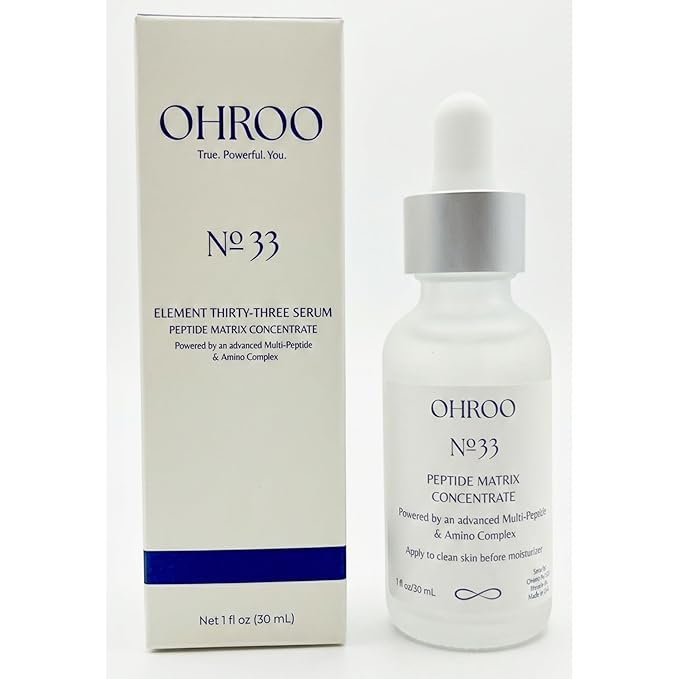 Nº33 Peptide Matrix Serum – Regenerating Multi-Peptide Anti-Aging Face Serum for Firming, Wrinkles & Fine Lines, Collagen Renewal – 1 fl oz