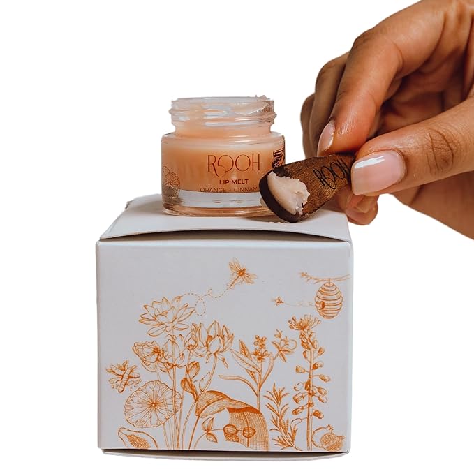 Orange Cinnamon Lip Melt | Moisturizing Vegan Lip Care | Organic, Non-Toxic, Clean Beauty