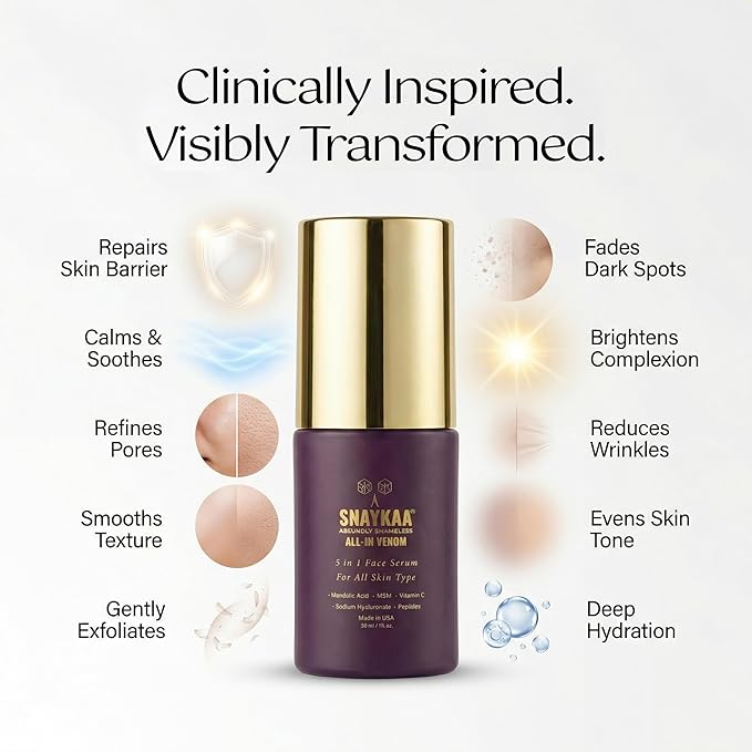 Niacinamide Vitamin C Face Serum with Hyaluronic Acid & Peptides – Brightening, Dark Spot Corrector, Anti Aging Hydrating Serum – 30 ml Made in USA
