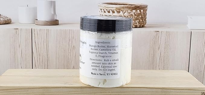 TSA Handmade Whipped Mango Citrus Splash Body Butter Cream, Luxury Body Lotion for Dry Skin, Daily Moisturizing Shea Butter, Sunflower Oil, Women, Men, Teens, 5.5 oz Jar (Citrus Splash, 5.5 oz)