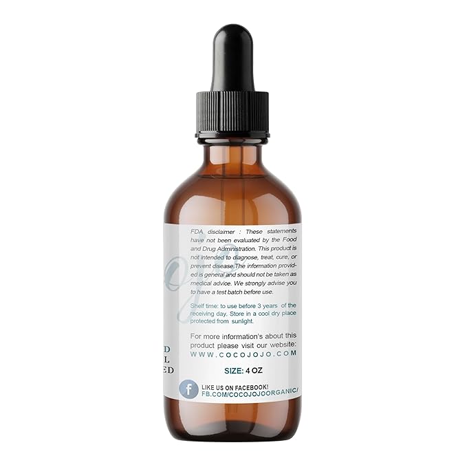 Dr Joe Lab Squalane Oil Pure Plant Derived Refined Cold Pressed From Olives Vegan Undiluted Carrier Oil for Face Skin Hair Body Cosmetics Natural Cleanser Moisturizer (4 oz Glass & Dropper)