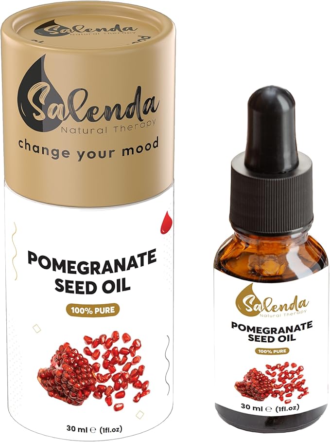 Pomegranate Seed Oil, 100% Pure Cold Pressed Pomegranate Oil for Face,1 Fl Oz (30 ml)