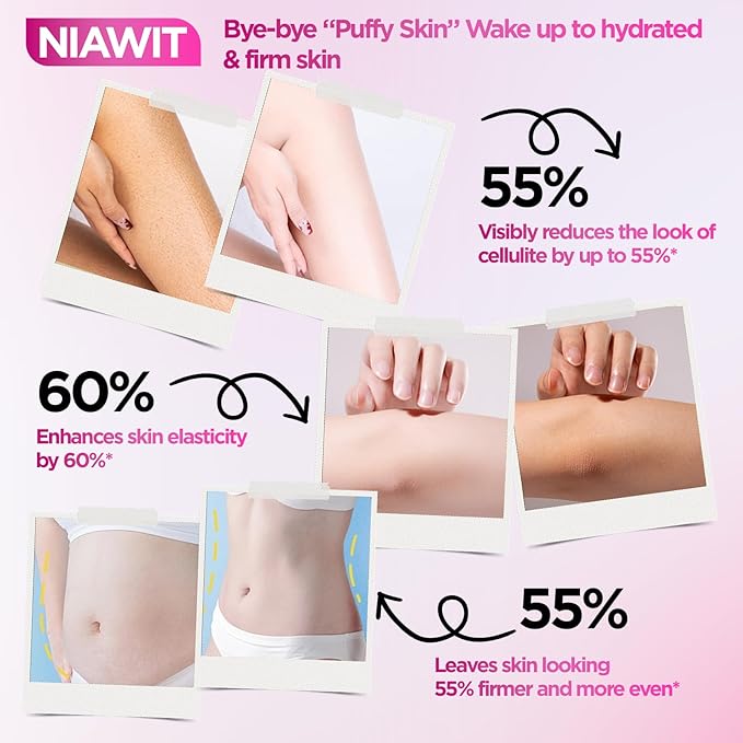 Firming Smoothing Body Cream – Helps Reduce Cellulite & Loose Sagging Skin | Tightening, Lifting and Sculpting for Belly, Thighs, Butt | Enhance Elasticity & Smoother Body Moisturizer 125 ml