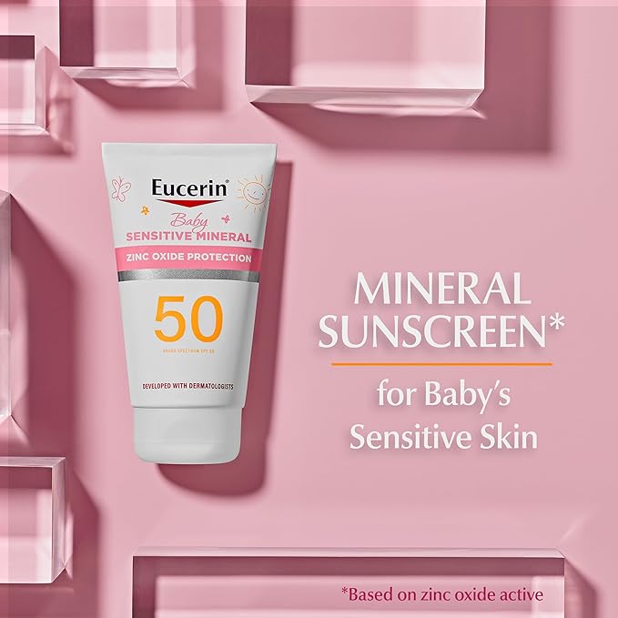 Eucerin Eczema Relief Cream, Full Body Lotion for Eczema-Prone Skin, Moisturizing Eczema Cream, Body Moisturizer, 8 oz. Tube (Pack of 2)