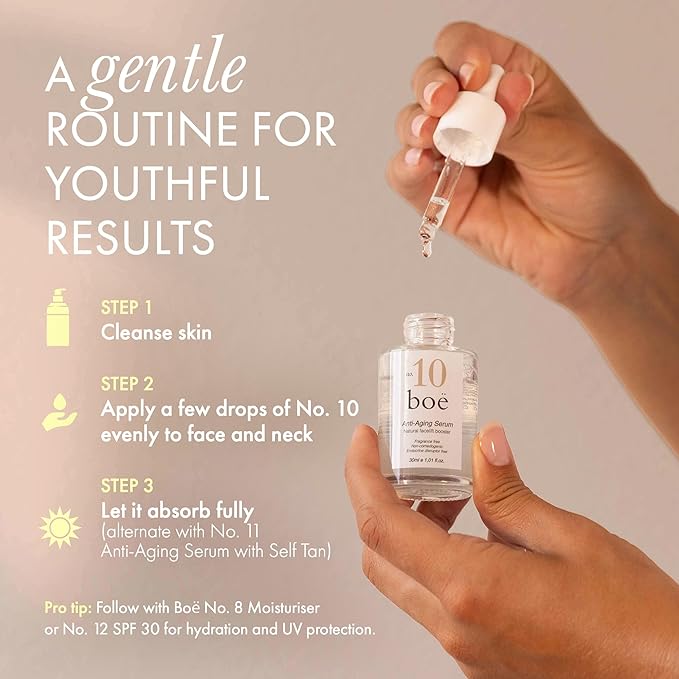Beaute No. 10 Peptide Face Serum with 5% Argireline Amplified, Hyaluronic Acid & Vitamin B5 – Hydrating, Firming & Fragrance-Free Anti Wrinkle Serum for Sensitive Skin – Pregnancy-Safe – 30 mL