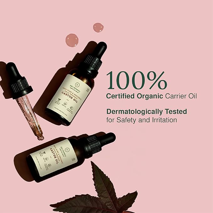 Juicy Chemistry - Certified Organic & 100% Natural Carrier Oil w/Castor Oil for Radiant Skin & Hair Conditioning (30ml)