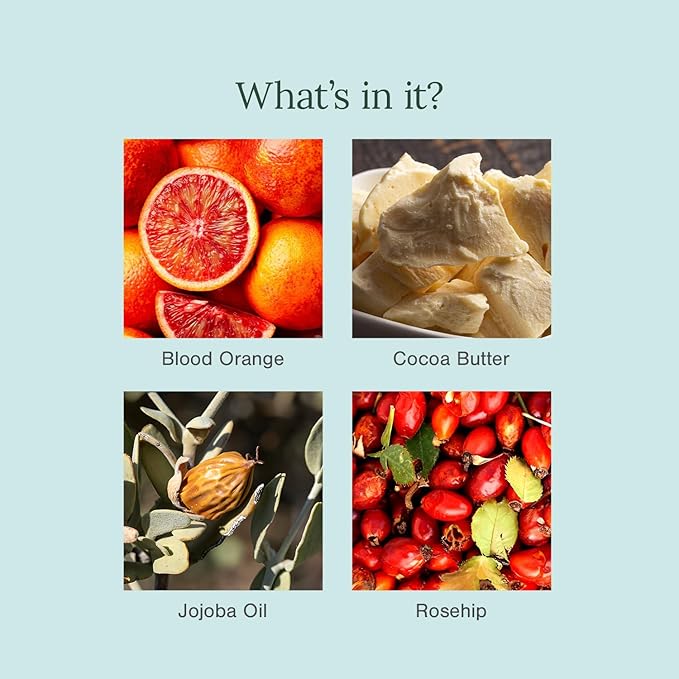 Juicy Chemistry Blood Orange & Rosehip Organic Lip Balm For PiGmented & Chapped Lips, 5 Gm