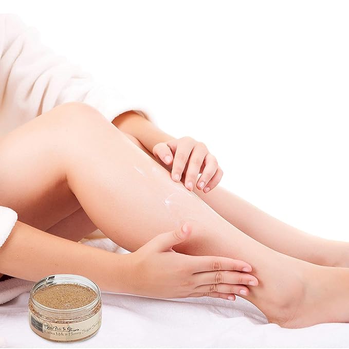 karma organic Natural Sugar Scrub-cruelty-free exfoliating scrub for women