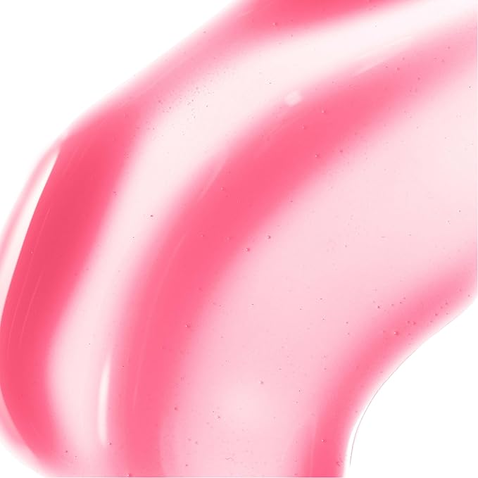 Burt's Bees Lip Oil Pink Sky, Instant Hydration, Nourishes and Softens Lips, Sheer Wash of Color, High Shine Finish, Responsibly Sourced Jojoba Oil, Non Sticky, Wand Applicator, 0.15 Ounce