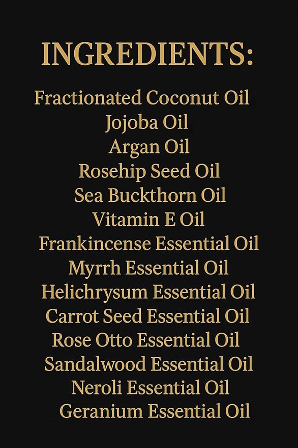 Anti-Aging Oil Serum – Made From 14 Pure All Natural Oils - Rosehip, Argan, Sea Buckthorn... Supports Smoother Texture, Firmness, Deep Hydration & Radiance Boost for Youthful Skin - Made in USA 1oz