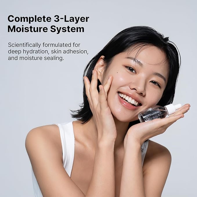 Ultra-Low Molecular Oligo-Hyaluronic Acid + 3 Types of Hyaluronic Acid 1% Concentrated Serum 1.01 Fl Oz + 0.16 Fl Oz | Korean Skin Care | Multi-Depth Hydrating Moisturizer | Glowing & Plump