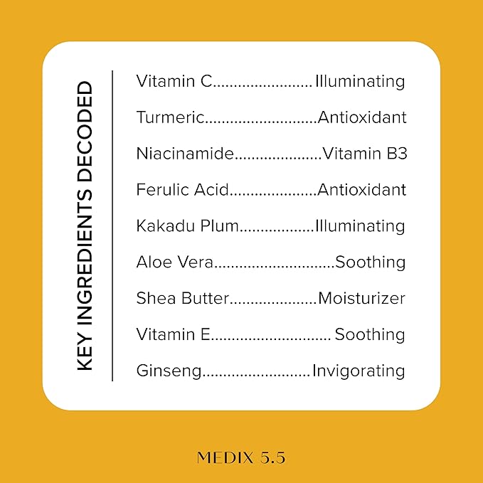MEDIX Vitamin C Cream + Niacinamide Brightening Body Lotion | Anti Aging Moisturizer Vitamin C Lotion For Women & Men To Soften The Look Of Dark Spots, Wrinkles, & Uneven Looking Skin Tone, 2-Pack