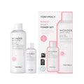 TONYMOLY Wonder Ceramide Mochi Milky Toner Set – Korean Hydrating Toner with Ceramides, Hyaluronic Acid & Cica – Barrier Repair, Glass Skin Hydration – Jumbo 500ml + 100ml Travel Size (Value Size Duo)