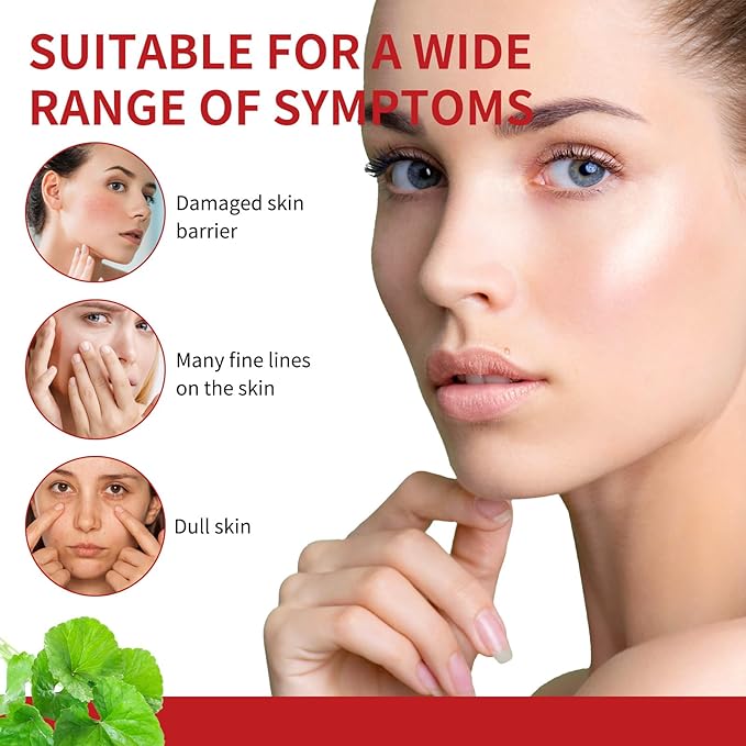 Carnosine Glow Serum 1.35 Fl Oz – Hydrating Facial Serum with Centella Asiatica & Peptides, Supports Skin Barrier, Smooths Fine Lines, Improves Texture, Fragrance-Free, Alcohol-Free