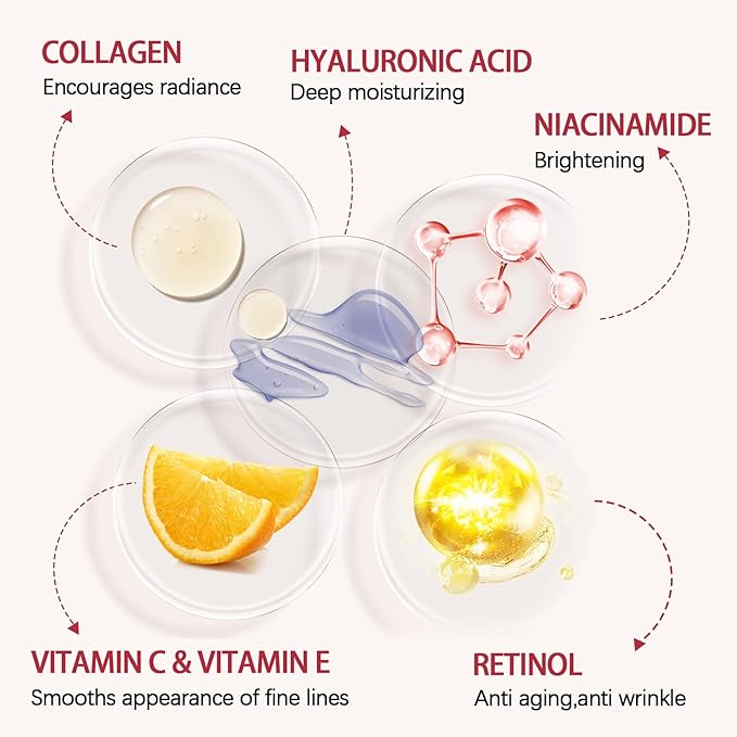 Unes Hyaluronic Acid Serum for Face,Pluming,Wrinkle Reducing,Deeply Hydrates and Smoothes Dry, Sensitive Skin,Fragrance-Free for Women and Men 1.69 Oz