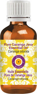 dève herbes Cananga Java Essential Oil (Cananga odorata) Pure | Non-Sticky | Non-Greasy | Lightweight | Men & Women | All Skin Types | Steam Distilled 15ml (0.5 oz)