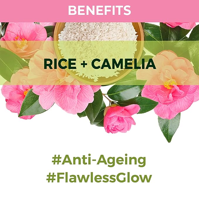 Nykaa Naturals Skin Secrets Bubble Sheet Mask, Rice and Camellia, 0.67 oz - Hydrating, Skin Brightening Sheet Face Mask - Balances Oil Production