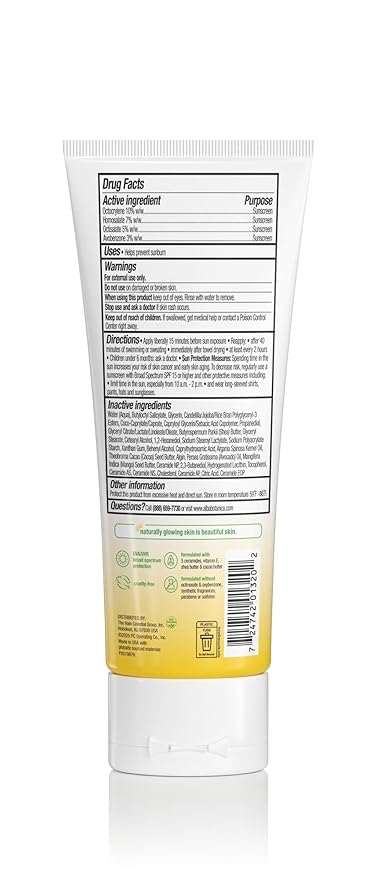 Alba Botanica Sensitive Sunscreen Lotion SPF 50, 3 Oz