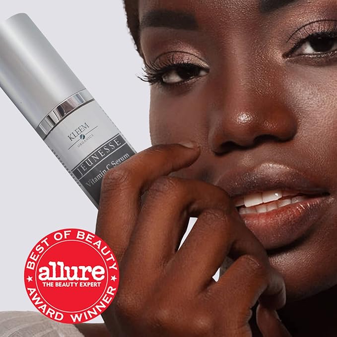 Kleem Anti-Aging Vitamin C Serum for Face - Brightening Serum for Dark Spots, Age Spots, Wrinkles & Sun Damage - Face Serum with Hyaluronic Acid, Vitamin E & Aloe Vera - Dermatologist Tested, 1.7oz