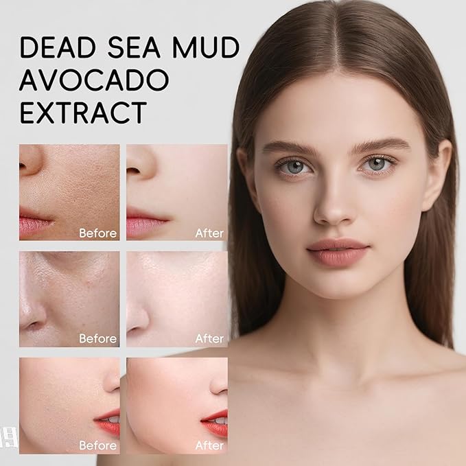 Clay Mud Face Mask for Women,Pomegranate Dead Sea Mud Facial Mask Skincare,Deeping Cleansing,Oil Control,Hydrating Face Cleaning Clay Masks for All Skin Types (4.2OZ)