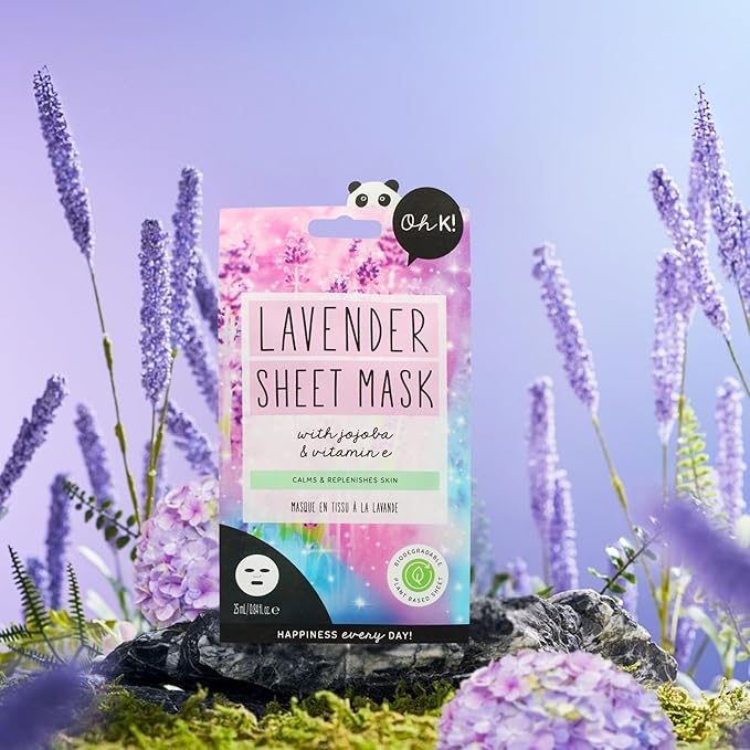 Sheet Mask - Lavender by Oh K! for Unisex - 1 Pc Mask