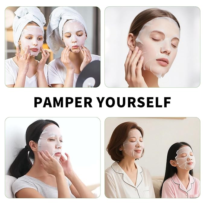 12 Pack Face Masks Skincare Sheet Face Masks for Teens Girls Women, Hydrating Face Mask, Face Mask Set Easter Basket Stuffers for Teens Girls Kids, Pamper Gifts for Women, Perfect for Sleepovers