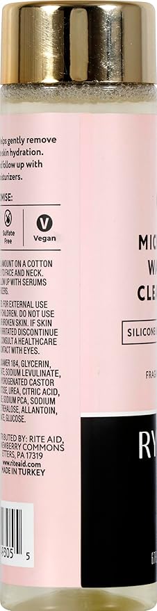 Ryshi Micellar Water Cleanser - Fragrance Free, 6.7 fl oz