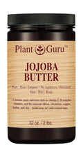 Jojoba Body Butter 32 oz. 100% Pure Raw Fresh Natural Cold Pressed. Skin Body and Hair Moisturizer, DIY Creams, Balms, Lotions, Soaps.