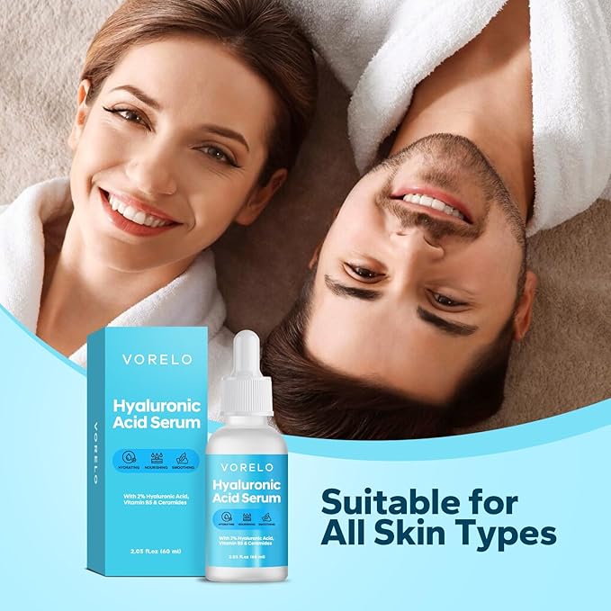 Hyaluronic Acid 2% + B5 and Ceramides (2.03 fl.oz), Hyaluronic Acid Serum for Daily Hydration, Lightweight Formula Absorbs Quickly to Leave Skin Feeling Plumper and Smoother, Non-Sticky Finish