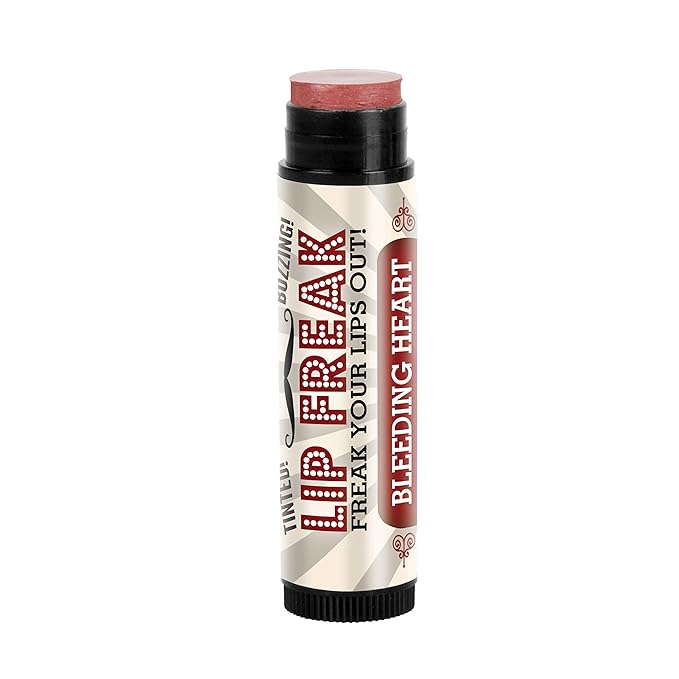 Doctor Lip Bang's BUZZING Lip Balm | Lip Freak| 100% All Natural | Cruelty Free | Tinted | Bleeding Heart