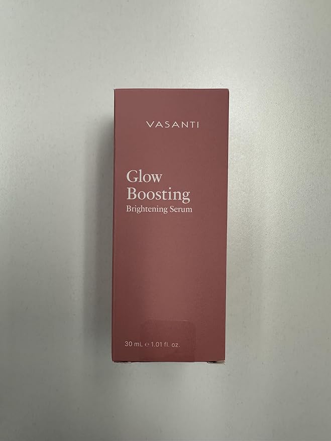 VASANTI Glow Boosting Brightening Serum – Vitamin C Face Serum with Arbutin, Bearberry & Antioxidants for Radiant Complexion, Even Skin Tone, Dark Spot Reduction & Hydrated, Glowing Skin – 30mL