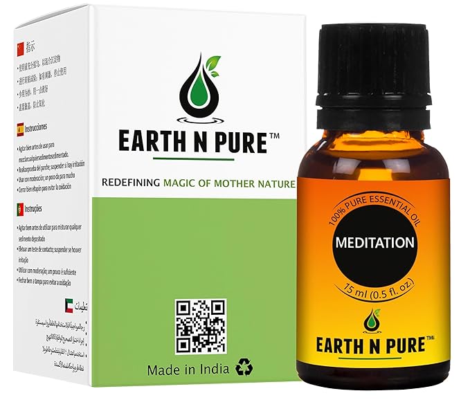 Earth N Pure Essential Oil Blend for Meditation 15 ml