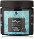 All Natural & Authentic Dead Sea Mud Mask for Face & Body Infused with Collagen, Avocado and Honey – Vegan - Unscented - Treats Blackhead, Pores (11.28 oz)