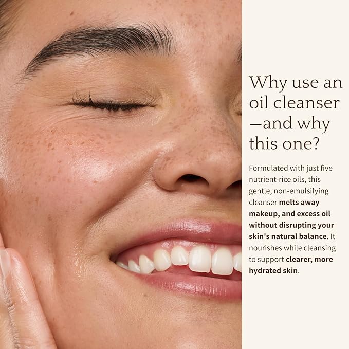 Bambu Earth Sunflower Cleansing Oil - Daily Face Cleanser & Makeup Remover for Clear Skin - Gentle Sunscreen and Makeup Remover, Essential Skincare with Organic Sunflower and Safflower Oils - 2 Fl. oz