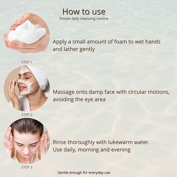 Enzyme Cleansing Foam | Korean Foaming Face Wash with Papain | Gentle Exfoliating Cleanser for Pores & Dull Skin | Removes Makeup & Sunscreen | K-Beauty Face Cleanser | 120 ml/ 4.06 fl oz.