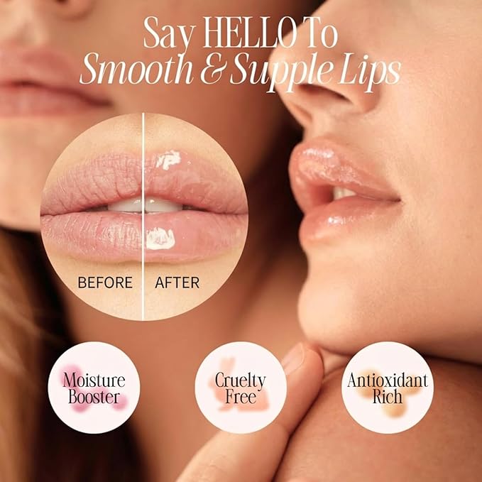YUGLO Lip Sleeping Mask | Peach Flavor | Hydrating & Soothing Lip Treatment for Dry, Chapped Lips | Plumps & Moisturizes | Overnight Lip Repair