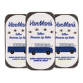 VanMan Beeswax Lip Balm Tine – Organic Tallow Balm with Grass-Fed and Finished Suet Beef Tallow, Sweet Almond Oil, and Lanolin – Hydrating Lip Moisturizer – Unscented – 3 Tin Pack
