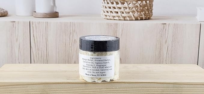 TSA Handmade Whipped Mango Citrus Splash Body Butter Cream, Luxury Body Lotion for Dry Skin, Daily Moisturizing Shea Butter, Sunflower Oil, Mothers, Fathers, Women, Men, Teens, 1.5 oz Jar