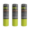 Hurraw! Lime & Coconut Lip Balm, 3 Pack: Plastic-Free with new cardboard push-up tube. Certified Organic, All Natural Origin, Vegan & Cruelty Free. Gluten Free. Bee, Shea, Soy & Palm Free. Made in USA