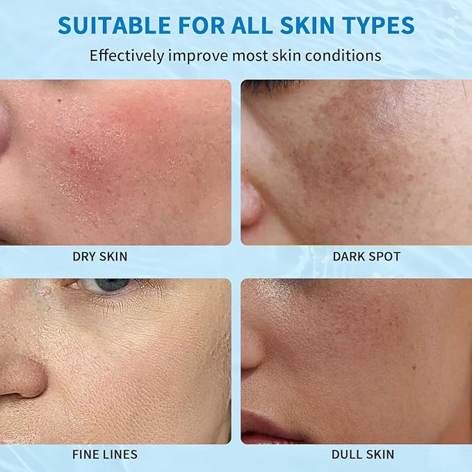 12 Pack Sheet Face Masks Skincare, Mothers Day Gifts, Collagen Face Mask Hyaluronic Acid Hydrating Face Sheet Masks, Vitamin C Face Masks for All Skin Types, Moisturizing, Brightening, Anti-Aging