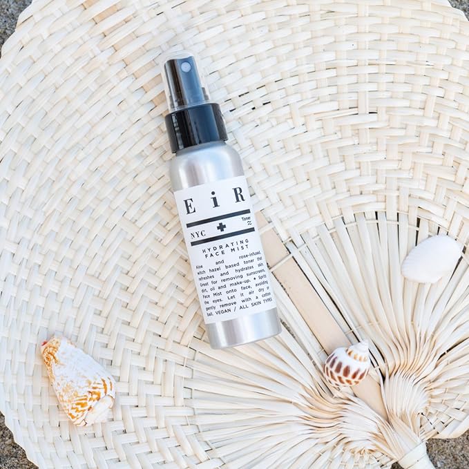 EiR NYC Hydrating Face Mist | Soothing Aloe & Rose Toner with Witch Hazel & Jasmine | Delivers Intense Hydration, Nourishes Fast Absorbing Lightweight Daily Facial Mist for All Skin Types 4oz