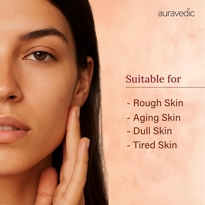 Auravedic Face & Body Oil for Dry, Dull Skin | Deep Hydration with Rosehip, Vitamin E & Almond Oil | Lightweight Daily Moisturizer for Natural Glow | 3.38 Fl Oz (100ml)