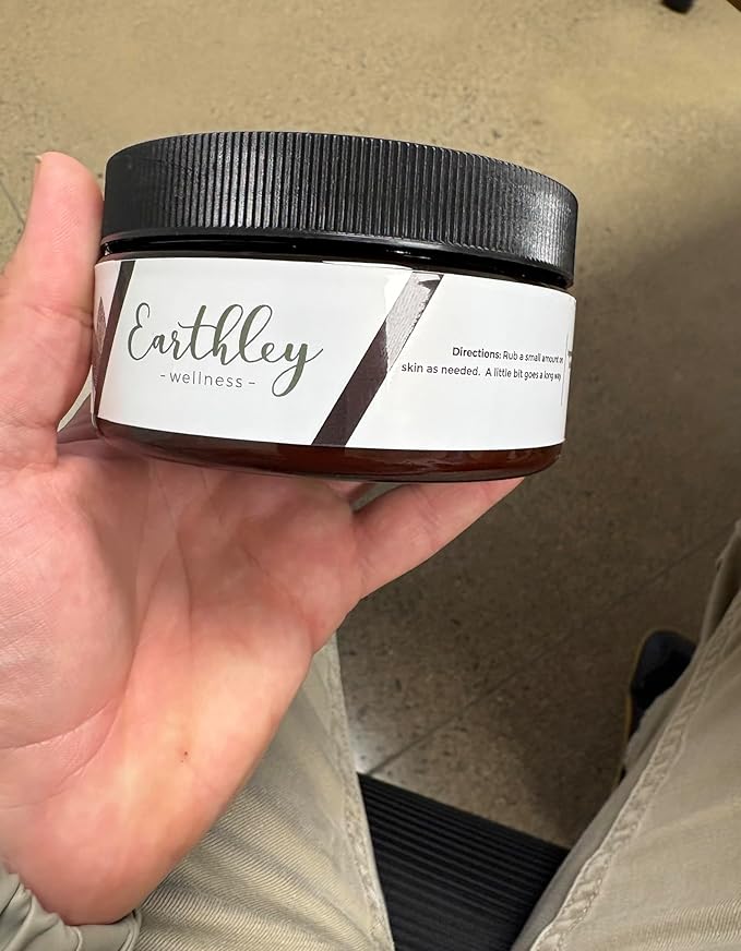 Earthley Wellness, Whipped Body Butter, Vanilla, Ultra-Hydrating & Nourishing, Softens & Soothes Dry Skin, Made with Real Vanilla Beans, Rich in Mango Butter & Apricot Oil (8oz)