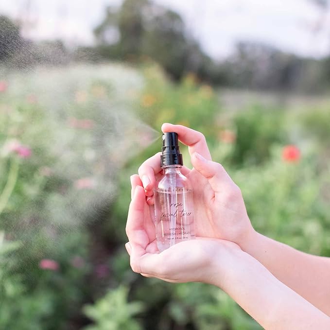 Pretty farm girl Pure Rose Facial Toner - Nourish & Hydrate - Hydrosol - for Dry, Oily, or Combination Skin - Rose Scent - All Skin Types - Teen & Adult - 4 oz