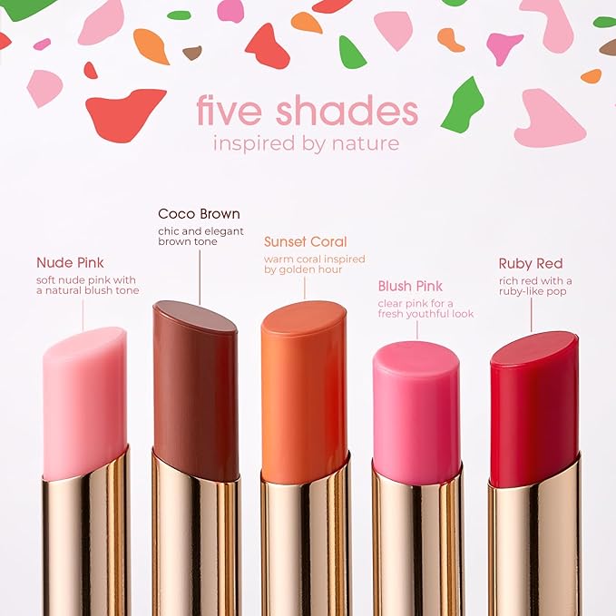 Lip Balm – Long-Lasting Hydration with Natural Color – Korean Beauty, Oasis Plant Complex, Silicone-Free, Vegan & Cruelty-Free Lip Care (004 Coco Brown)