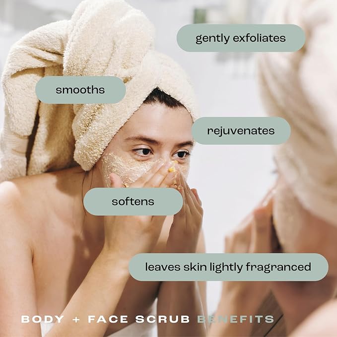 Natural Inspirations Agave Pear Exfoliating Face + Body Scrub 6oz