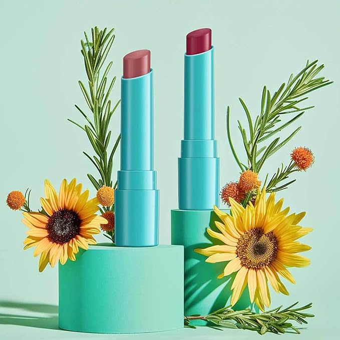 Charm Kiss Lip Tint Hydrating,Hydrating Lipstick,Powerful Moisturizing Water Lipstick Natural Ingredients, Non-Sticky And Long-Lasting, Glossy Lip Tint Stain for Women(5# Warm Sienna)