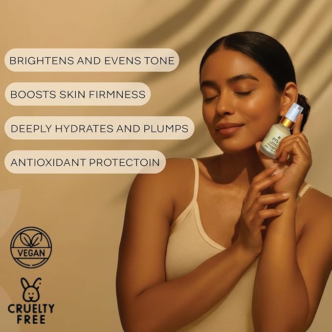 PIYA Vitamin C Radiance Serum – Brightening Face Serum for Glow & Smooth Skin with Vitamin C, Botanical Extracts & Hydrating Ingredients (Pack of 2)