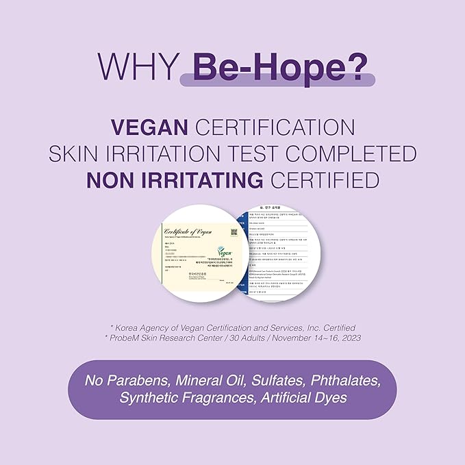 Be-Hope Vegan Luxury Mask Collection – Radiance & Pore Lifting Variants – Hydrating, Firming & Vegan Skincare Formula (Relief Radiance)